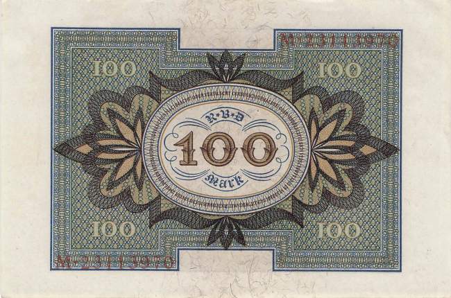 100 Mark 1920 ro.67b VM